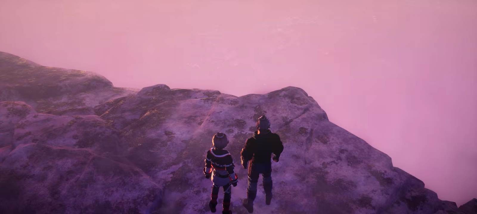 Exploring a field area in Echoes of Aincrad